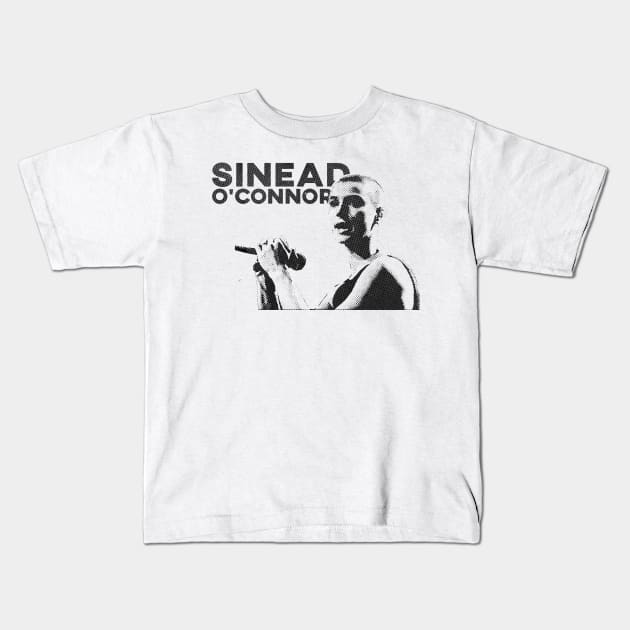 Sinéad O'Connor Kids T-Shirt by clownescape